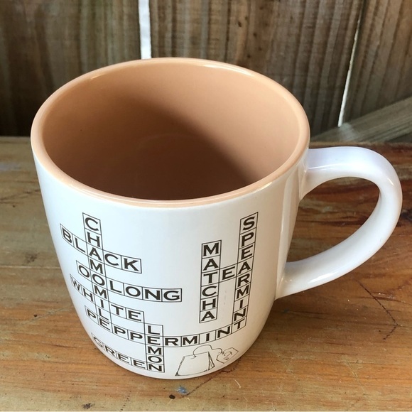 Tara Reed Designs Word Tile Tea Cup Crossword Puzzle Game 20oz - Picture 2 of 7